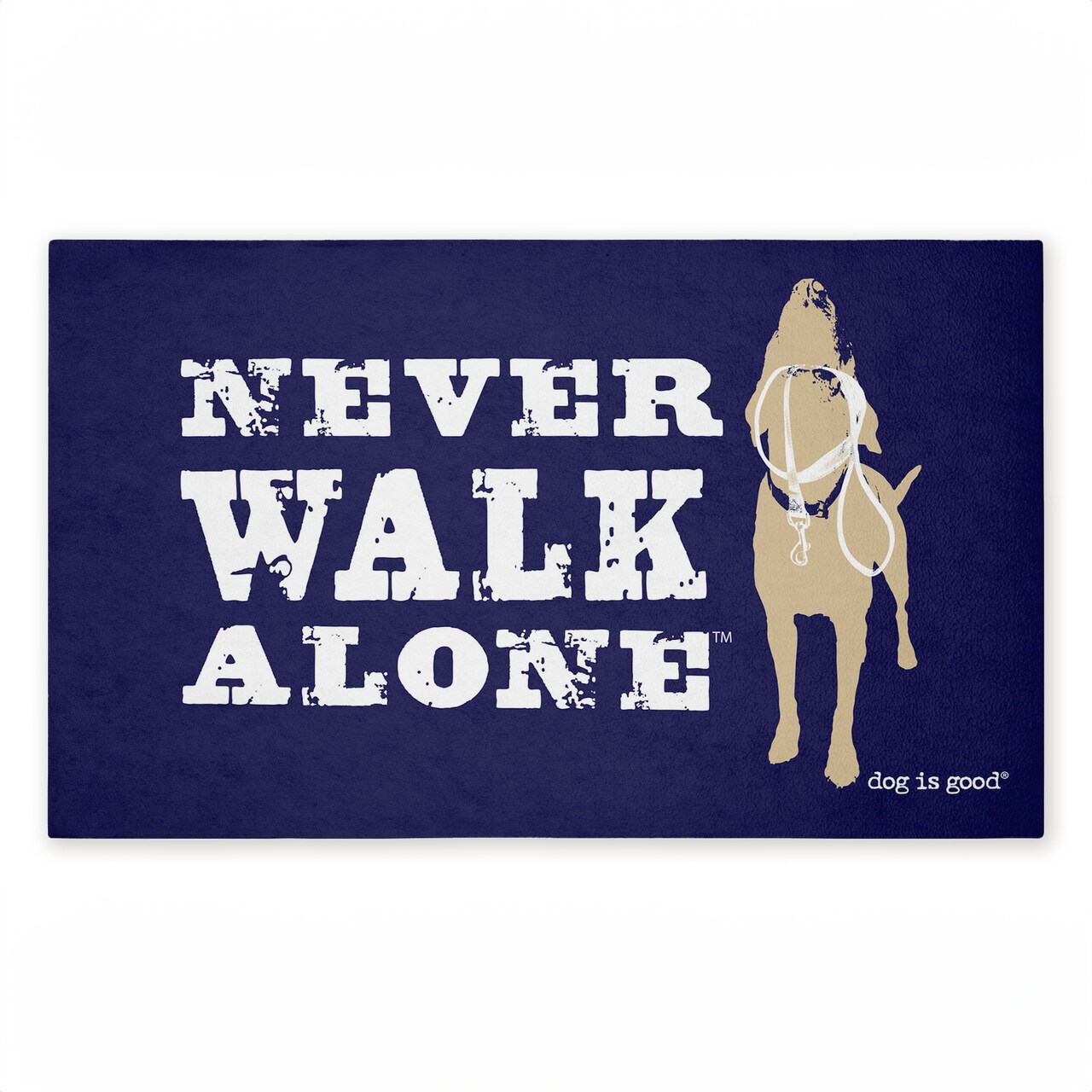 Stupell Industries Cant Live Without Dogs Ergonomic Non Slip Door Mat Recycled Cushioned, 18"x30"